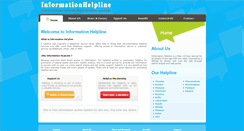 Desktop Screenshot of ihelpline.org